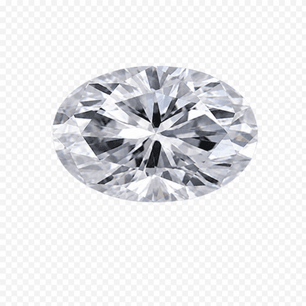 đá moissanite, đá Moissanite bầu dục