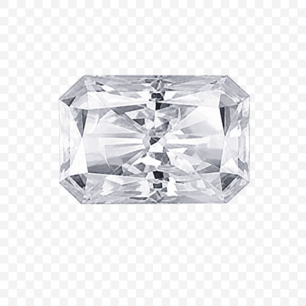 đá moissanite, đá Moissanite radiant