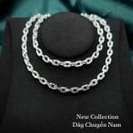 Dây chuyền bạc nam mắt xích
