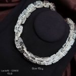 dây chuyền bạc xoắn pháo hoa 15Ly bản lớn sang trọng