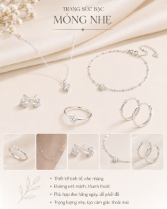 trọng lượng sản phẩm trang sức bạc