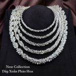 dây chuyền bạc xoắn pháo hoa nhiều size sang trọng