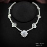 dây chuyền bạc xoàn luxury vip đính đá sang trọng