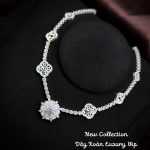 dây chuyền bạc xoàn luxury vip đính đá sang trọng