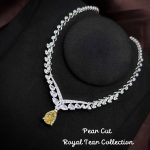dây chuyền bạc Pear Cut Royal Tear Collection sang trọng