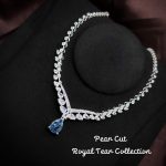 dây chuyền bạc Pear Cut Royal Tear Collection sang trọng