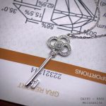 dây chuyền bạc chìa khóa Moissanite