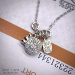 dây chuyền bạc túi tiền Moissanite
