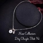 dây chuyền bạc túi tiền Moissanite