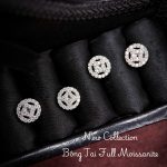 bông tai nữ full Moissanite BMOI34