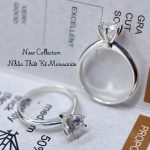 nhẫn nữ Moissanite NMOI18 chủ 6ly3 thiết kế 6 chấu