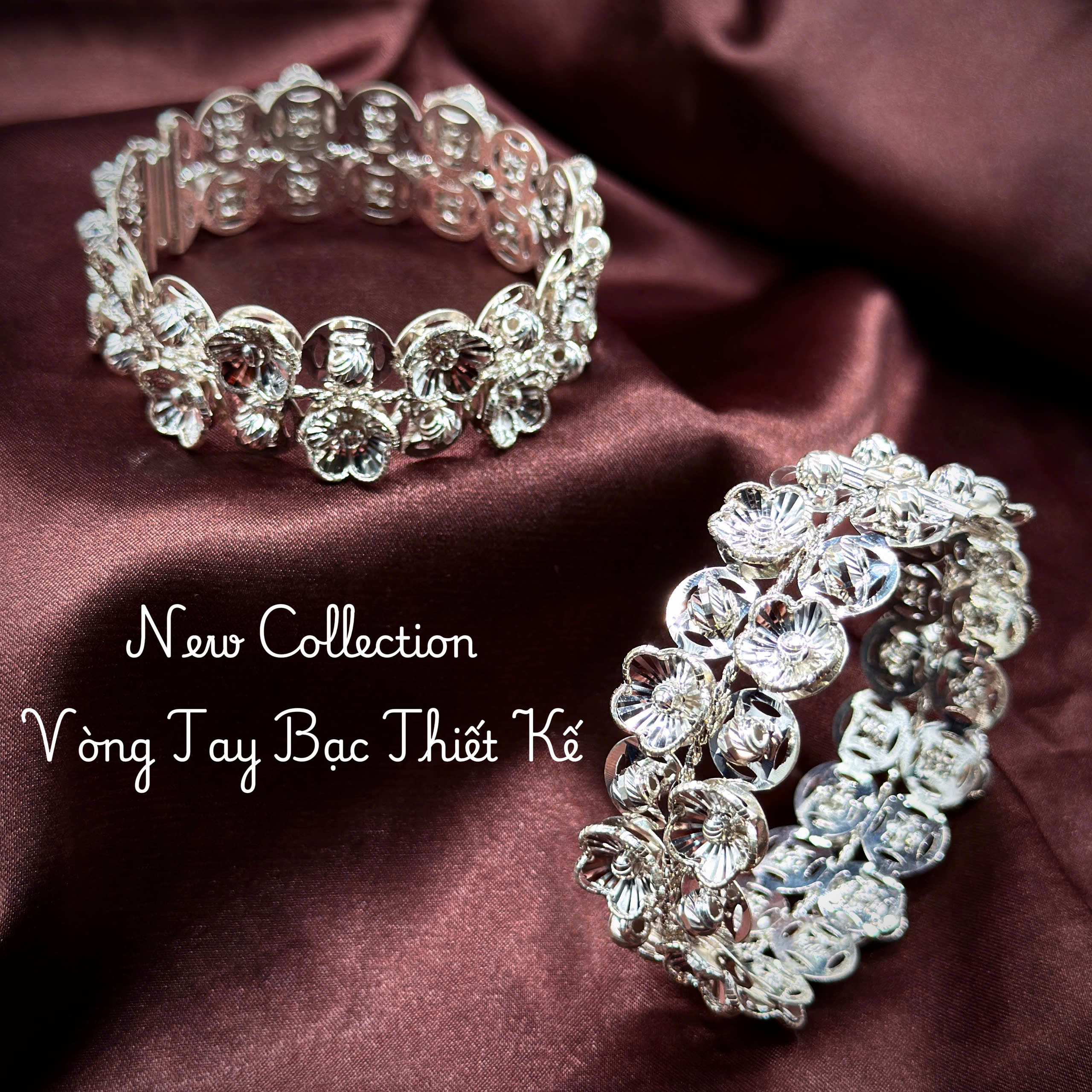 vòng tay bạc nữ VONG57