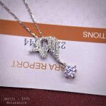 dây chuyền bạc đầu ngựa Moissanite
