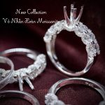 vỏ nhẫn bạc Full Moissanite 7ly2