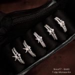 vỏ nhẫn bạc ghép cặp Moissanite
