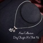 dây chuyền bạc nữ DAY73 mặt ngựa bập bênh charm tròn